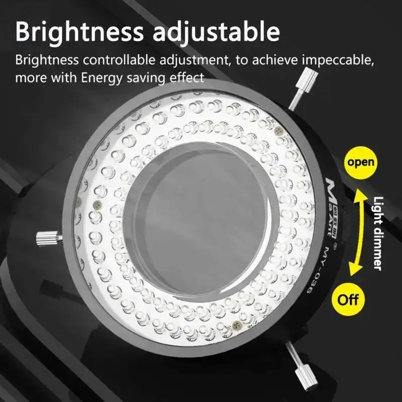MAANT MY-036/037 USB 5 فولت LED المجهر مصباح مصمم على شكل حلقة لإصلاح الهاتف المحمول المجهر مخصص LED مصباح مصمم على شكل حلقة مصدر أدوات المصباح