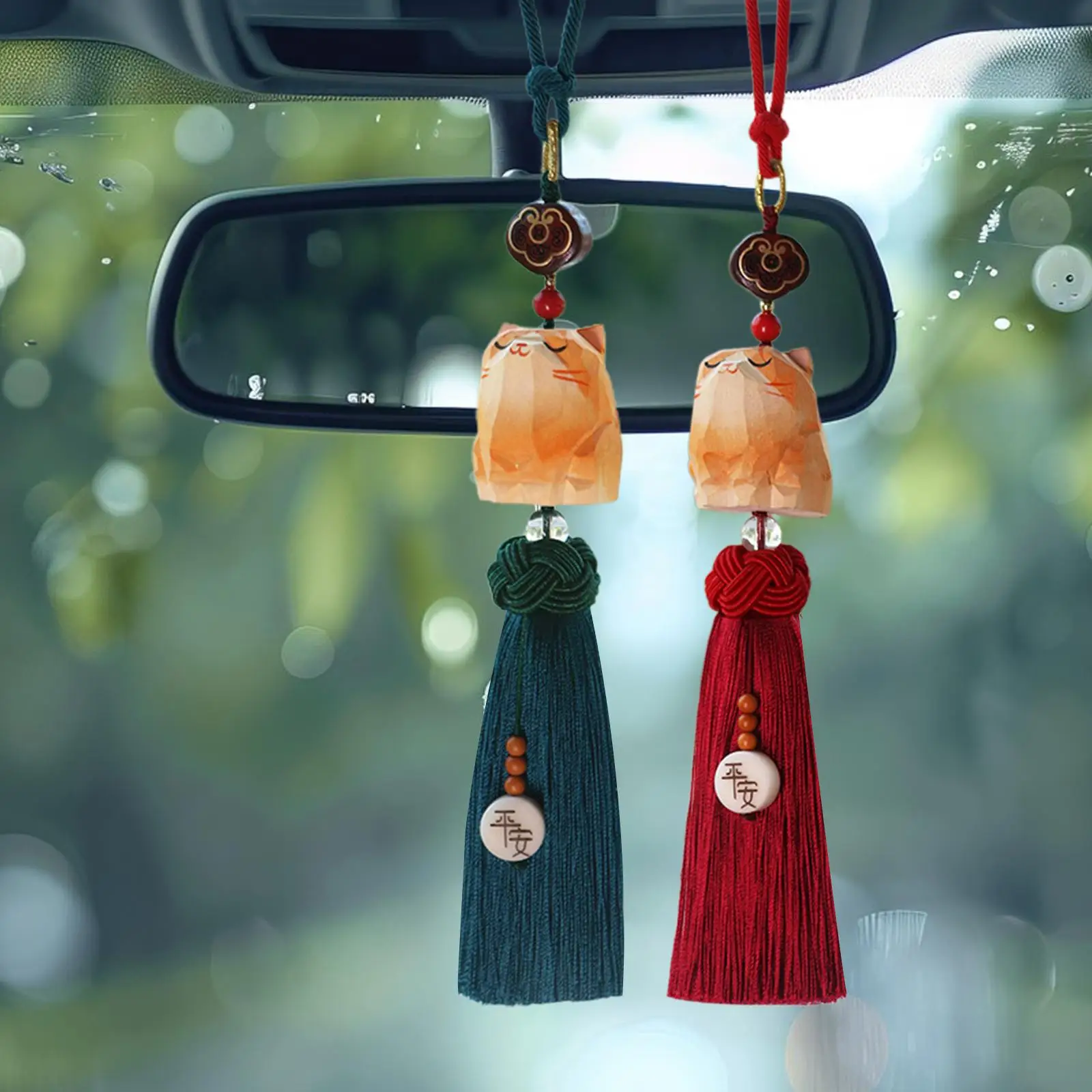 Auto Rearview Mirror Pendant Birthday Gift for Office Party Restaurants