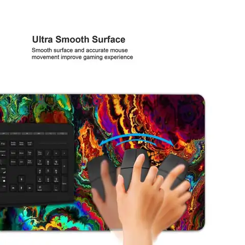 Trippy Psychedelic Weed Stor Gaming Musmatta Datormusmatta PC Gamer Musmatta Laptop Musmatta Tangentbordsmatta Skrivbordsunderlägg 12 best sales Stardew Valley brädspel - №7