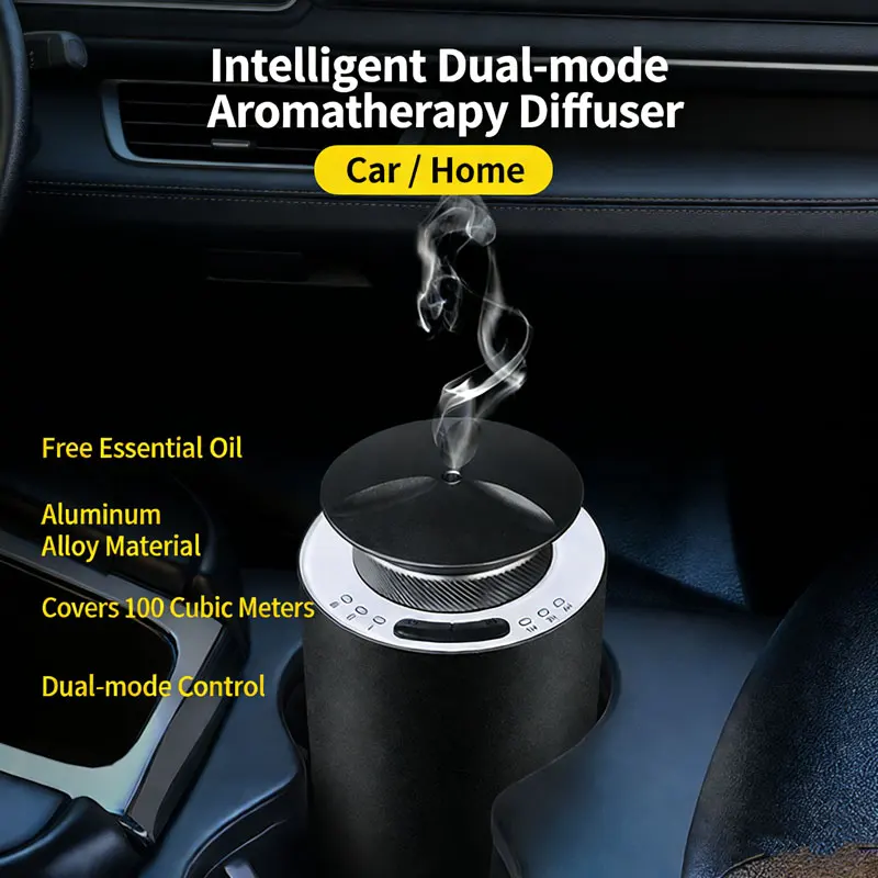 

Портативный автоматический аромадиффузор для чистых эфирных масел, безводный, электрический, для автомобиля и дома, умный распределитель ароматов