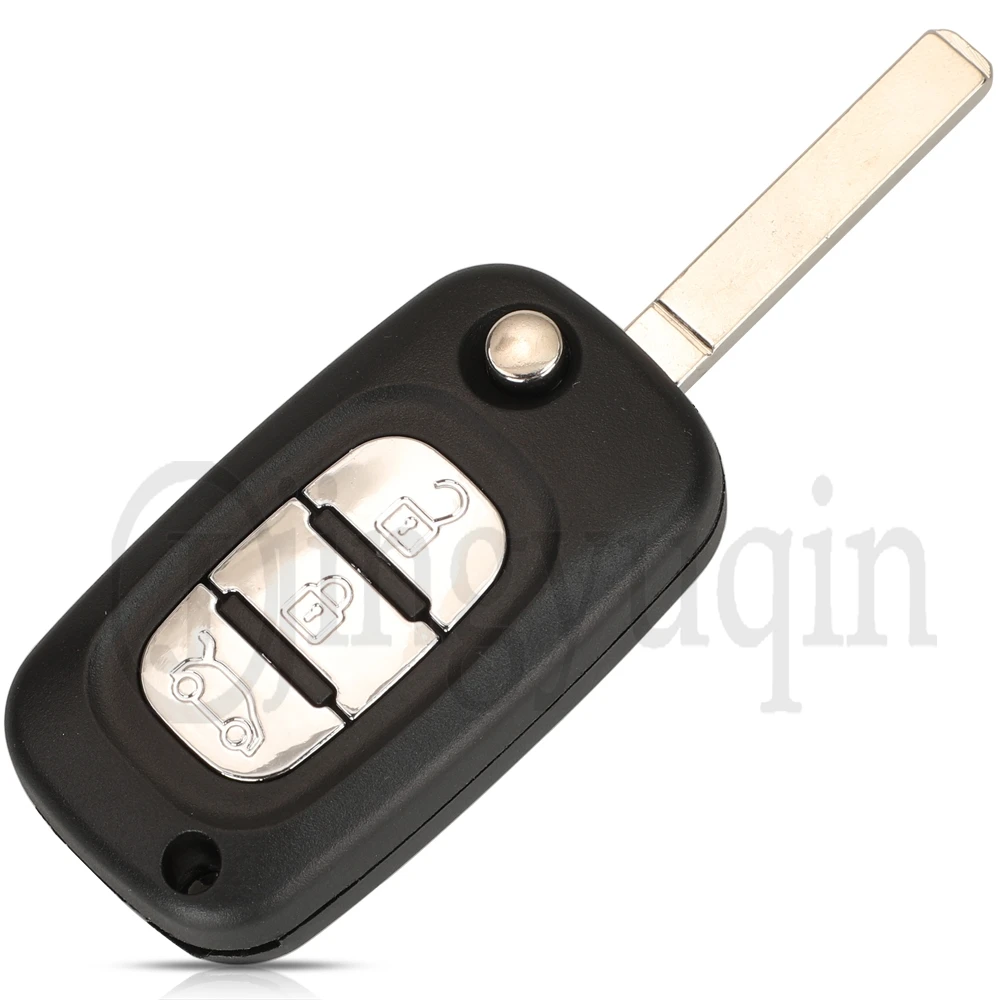 Jingyuqin Original 433Mhz ASK Klapp-Fernbedienungsschlüssel für Mercedes Benz Smart Fortwo 453 Forfour Citan PCF7961 Chip Schlüsselanhänger 2/3 Tasten – Detail 5