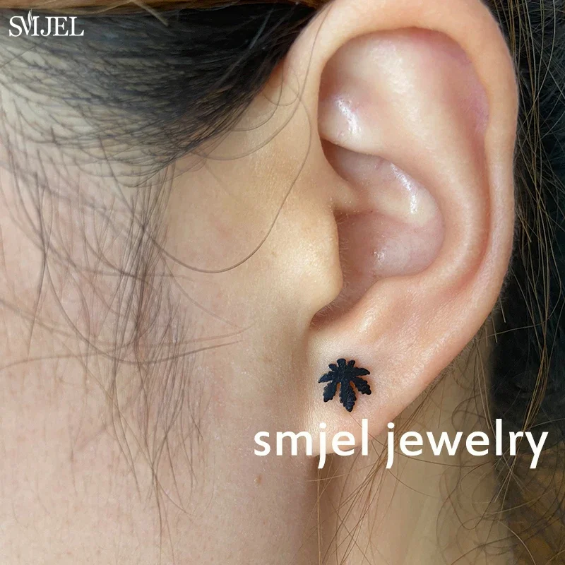 لطيف نجمة القمر وأقراط صغيرة الزنجبيل رجل الكوكيز على شكل القرط للفتيات الفراولة مجوهرات من صلب لا يصدأ Brincos