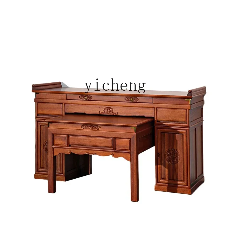 ZZ new Chinese-style solid wood table incense case household shrine simple table  Buddhist hall central hall table