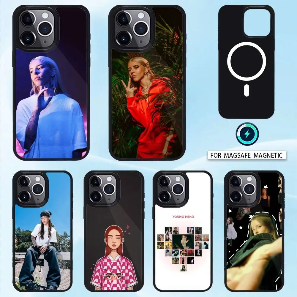 

Singer Young M-Miko Phone Case For iPhone 17,16,15,14,13,12,Pro,Max For Magsafe Magnetic Wireless Charging