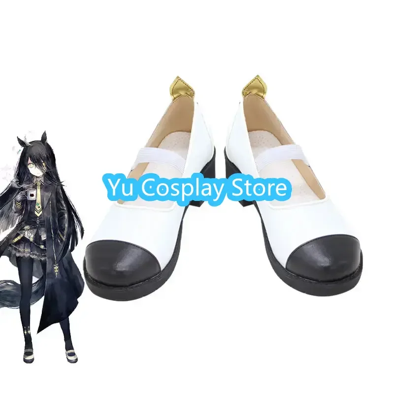 Game Pretty Derby Manhattan Cafe Cosplay Shoes Halloween Carnival Boots Cosplay Prop PU Leather Shoes Custom Made