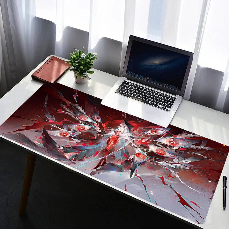 Mouse Pad PC Non Slip Rubber Cartoon Mousepad O-onmyoji Laptop Gamer Cabinet Keyboard Pad Office Computer Gaming Desk Mouse Mat