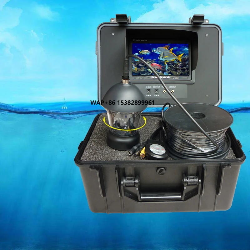 

Fish 20 Meters 360 Degree Underwater Rotating Fishing 7Inch Hard Plastics Case Underwater Fishing