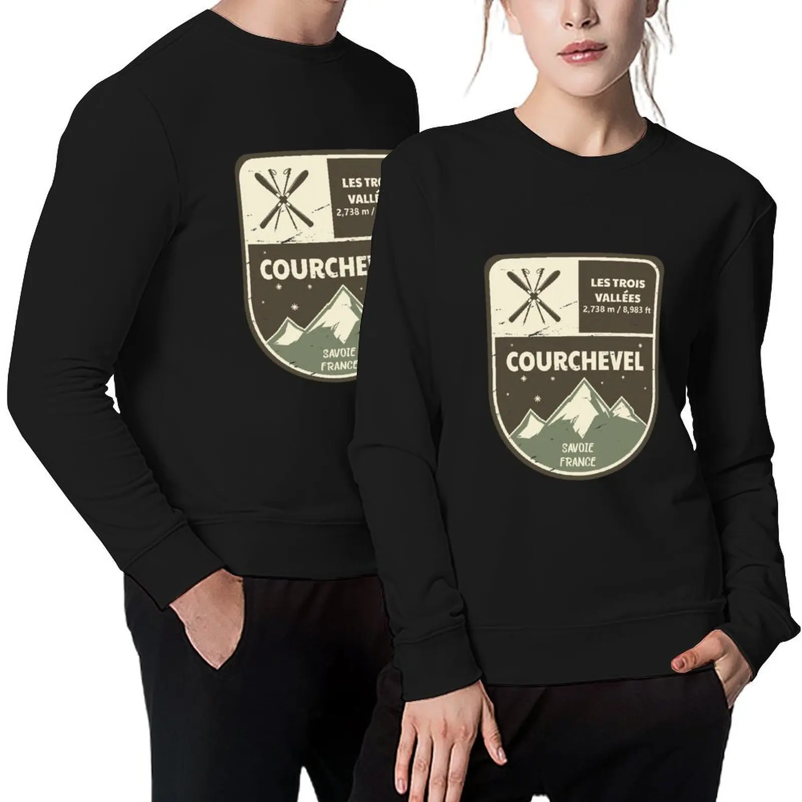 

Courchevel Les Trois Vallees Savoie France Pullover tracksuits tracksuit men's clothing men's sweatshirts