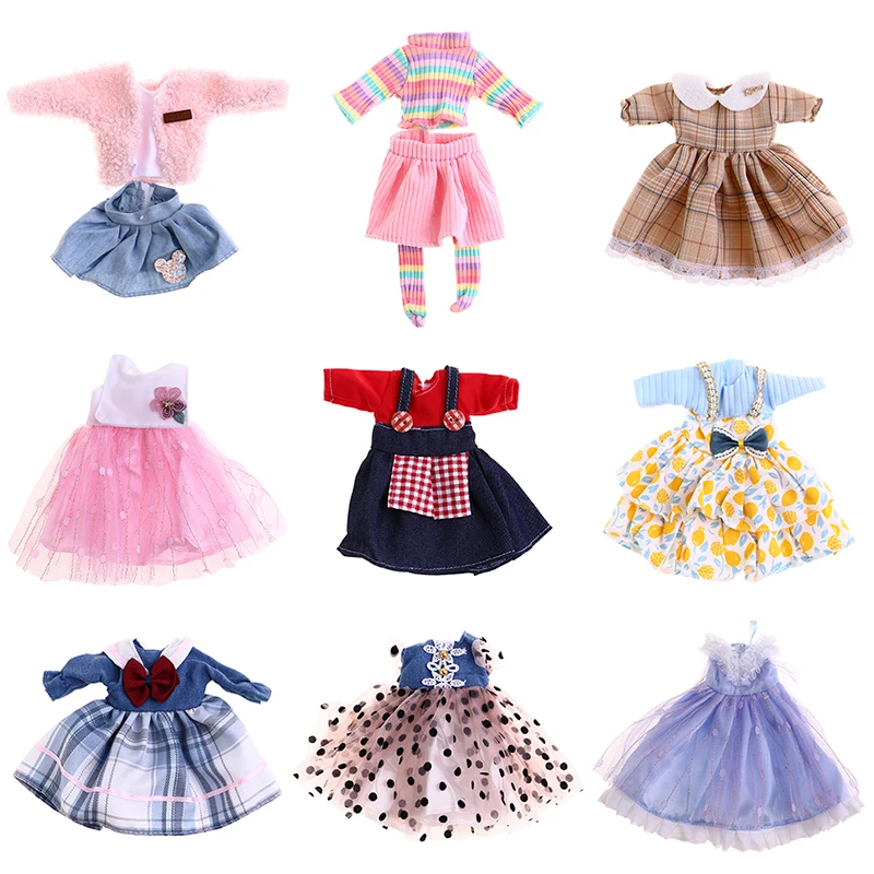 1/6 Bjd Doll Clothes 30cm Fat Baby Doll College Style JK Uniform Dress Dress Up Doll Girl Toy Baby Toys