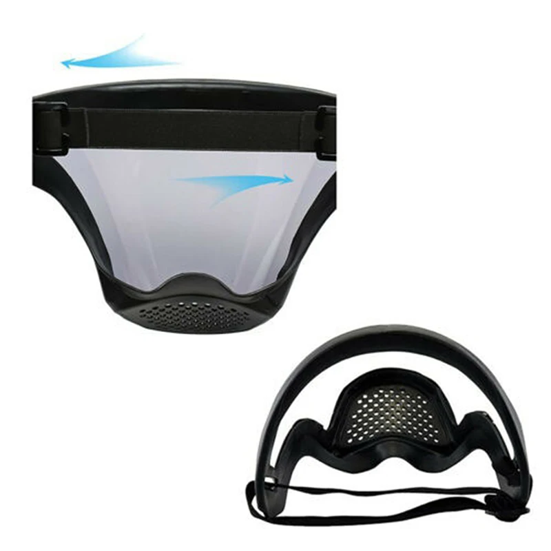 Antiappannamento Anti Splash Protezione integrale Maschera antigoccia Occhiali da indossare per la testa Occhiali sferici spaziali Vetro protettivo integrale