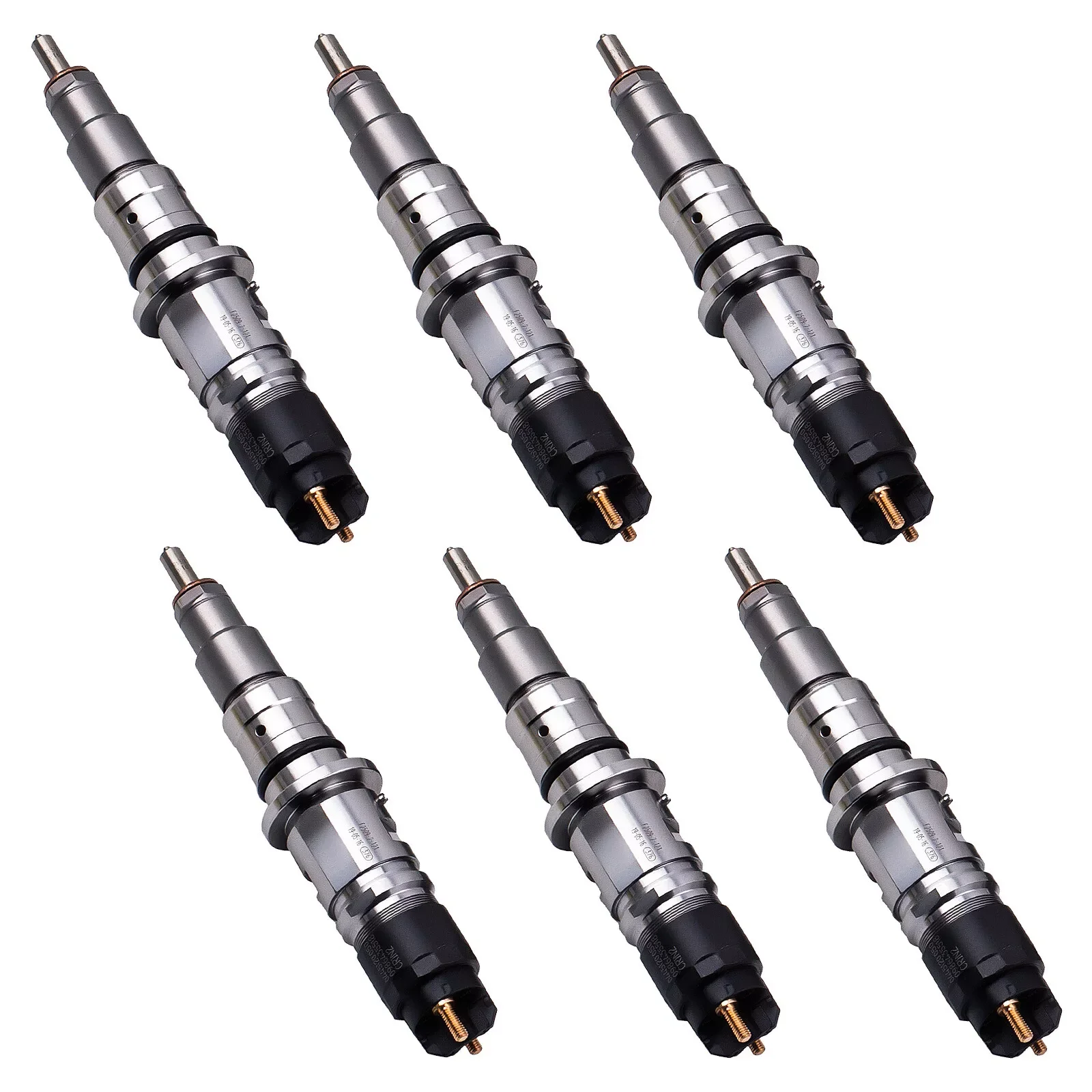 6pcs Common Rail Fuel Injector 0445120050 5253220 0445120185 0445120193 for Cummins Dodge Ram Pickup 6.7