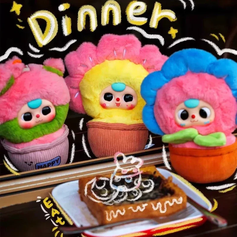 

Baby Three A Small Flower Series Plush Blind Box Toys Mystery Box Caixa Misteriosa Plush Doll Stuffed Doll Toy for Girls Gift