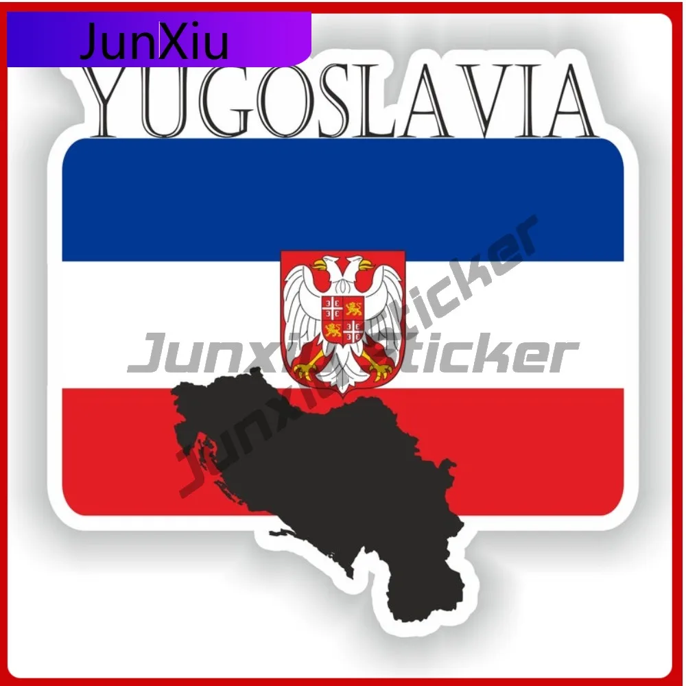 

Yugoslavia Country Cute Bumper Weatherproof Sticker Vinyl Cool Project Exterior Pattern Popular Anime Bumper Anti Vehicle