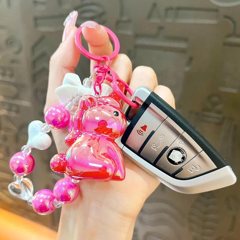 Fashion Cartoon Unicorn Keychain Phone Chain Cute Keyring Bag/Phone Pendant Couple Keychains Gifts Women for Jewelry