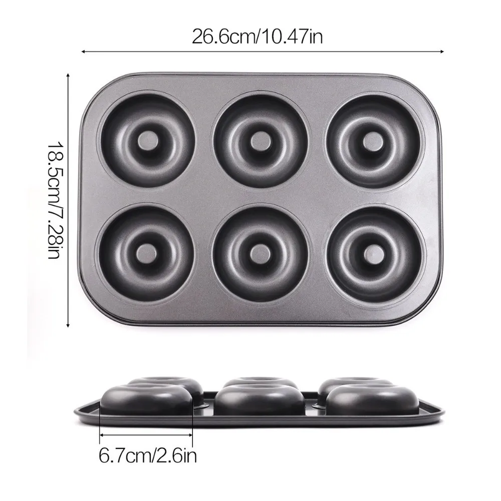 

Kitchen Baking Tool 12/6 Grid Cheesecake Pan Carbon Steel Non-Stick Muffin Pan Removable Bottom Mini Cupcake Mold Mousse