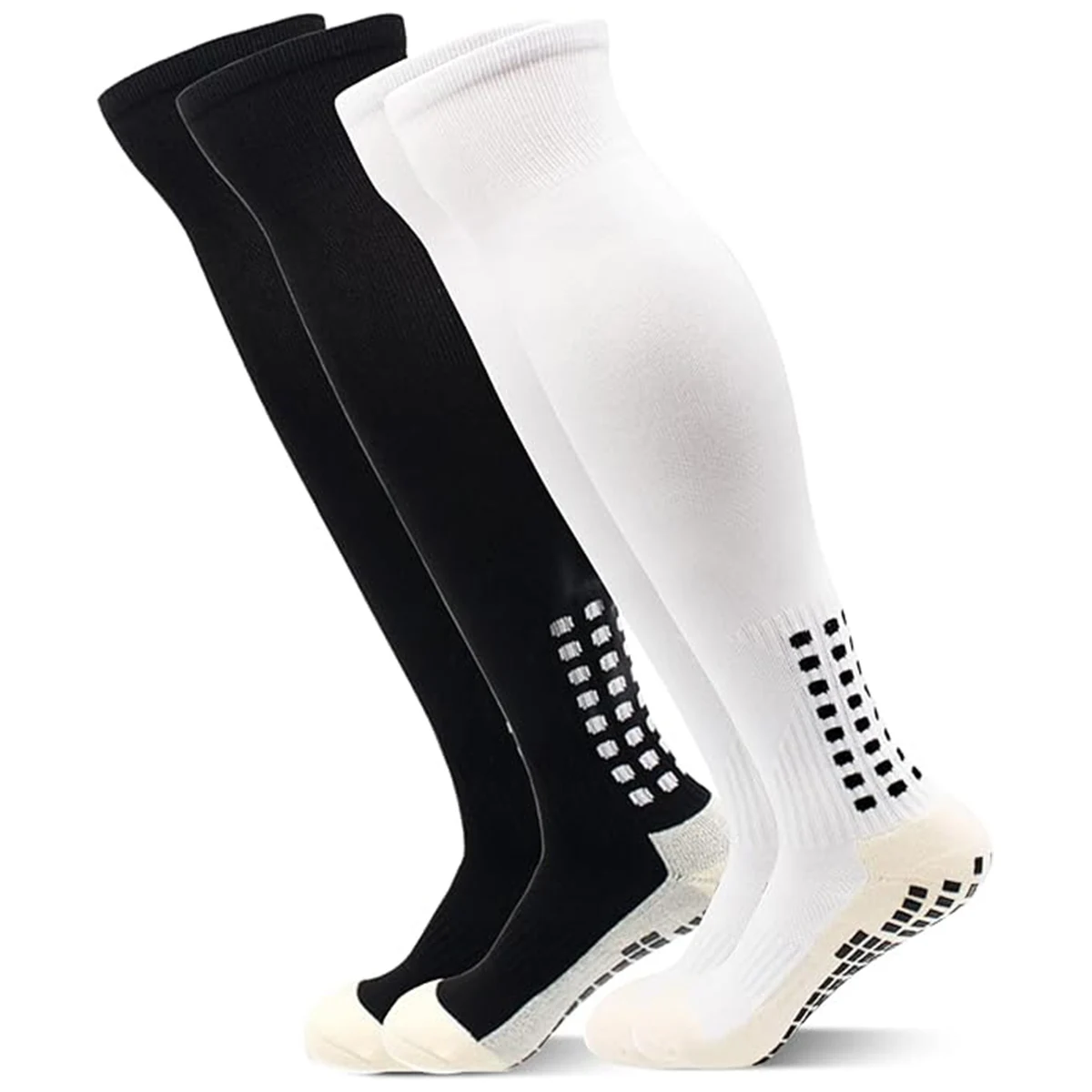 Men's football socks with long sleeves for professional competition training, thickened wear-resistant adhesive anti slip sports