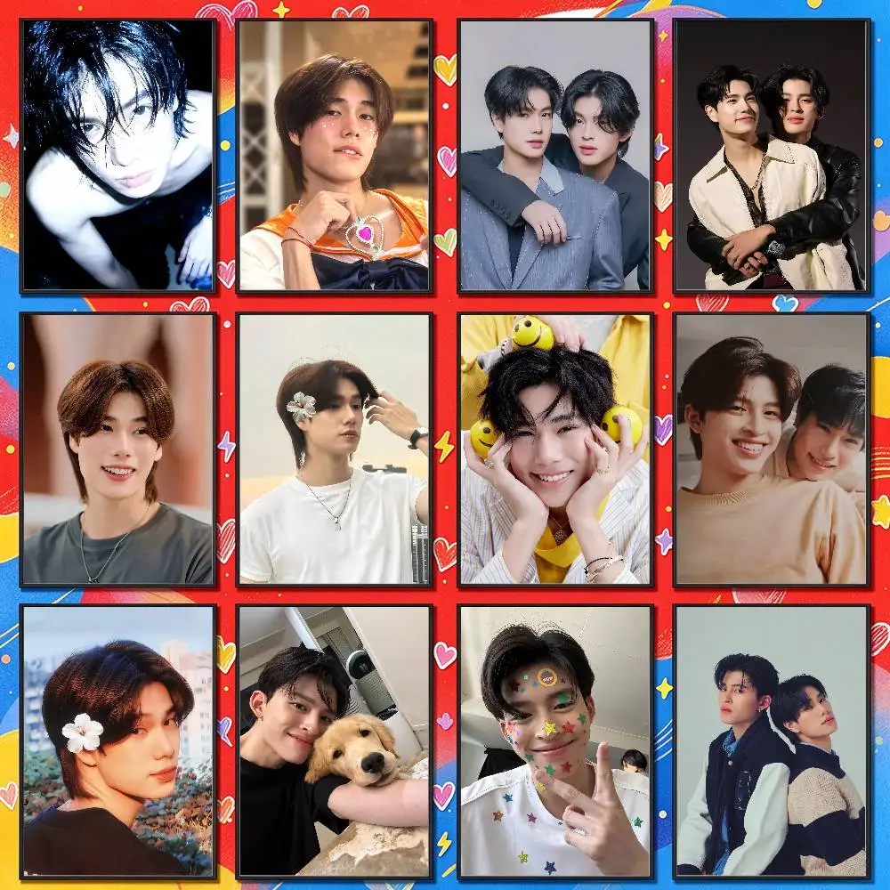 For PondPhuwin Pond Phuwin Poster Cover Sticker Home Decoration Custom Self-adhesive Souvenirs Playbill