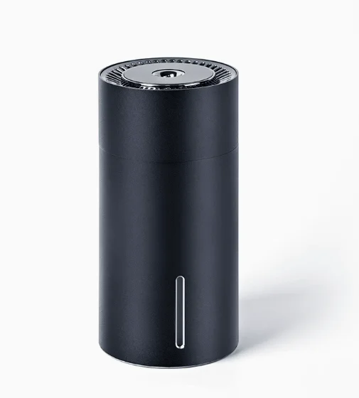 Mini cylinder aromatherapy machine, small USB humidifier, integrated with car start stop function,car mounted heavy fog purifier