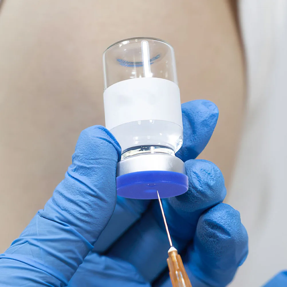 

200Pcs Vial Caps Flip-Up Aluminum Plastic Durable Self Sealing Stopper Plug for Glass Sample Jars Bottle Headspace Caps