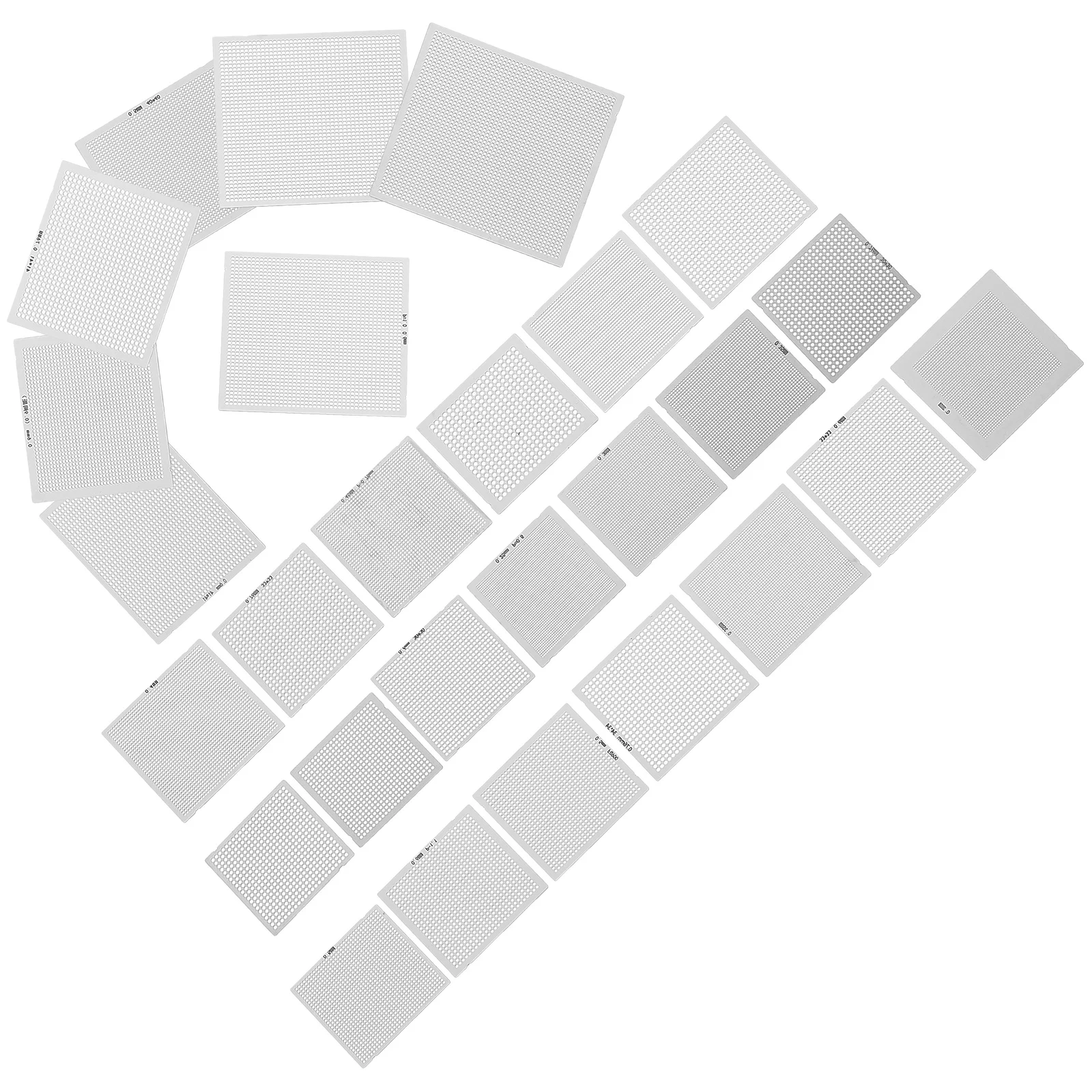 

1Set Reballing Net Kit Steel Template Mesh for Laptop CPU GPU Repair Rework Station Welding Accessories