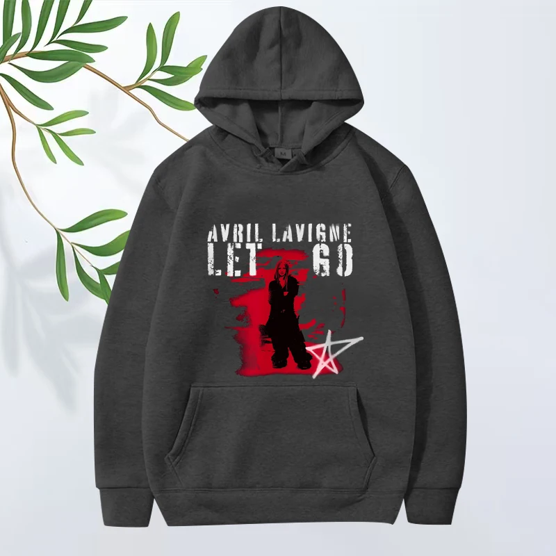 Avril Lavigne Classic cool graphics hoodie 2025 new men women vintage Long sleeve Sweatshirt with print oversized hoodie unisex