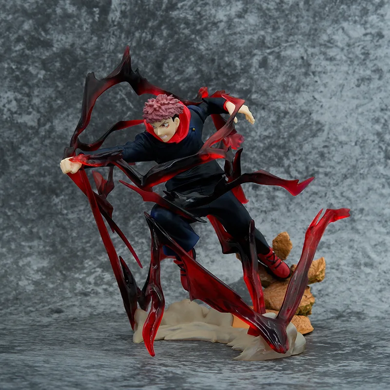 

Jujutsu Kaisen ZERO Itadori Yuji Black Flash Figure | Boxed Anime Model Figurine | Collectible Ornament Toy Gift for Fans