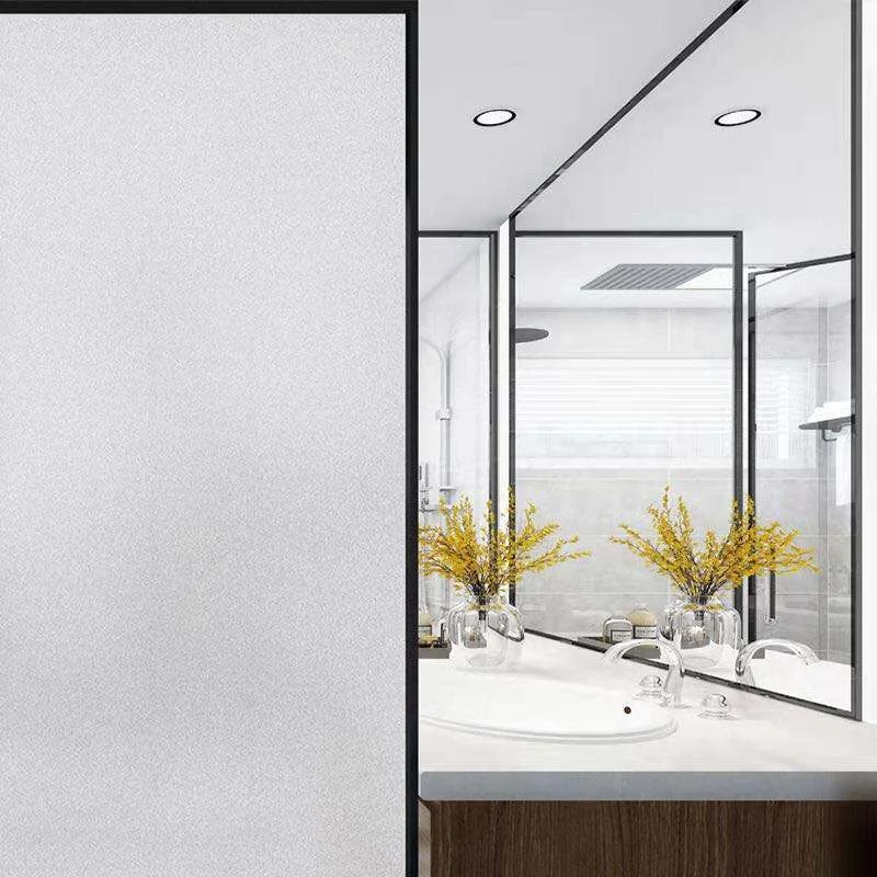 Wholesale Self Adhesive Translucent Window Film Privacy Decorative Frosted Cross Film for Home Office Window in Stock