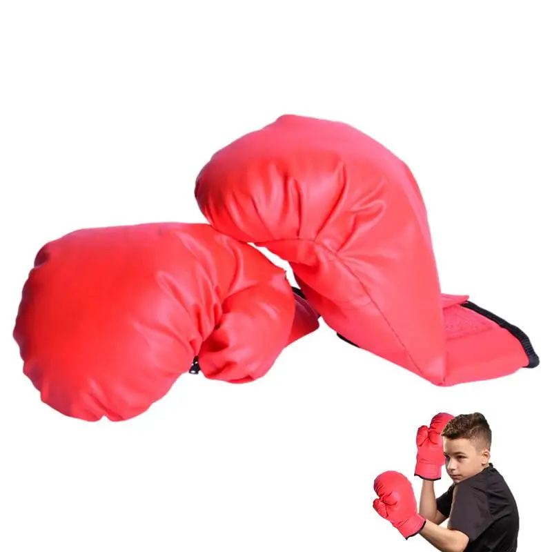 Kids Boxing Gloves Youth Punching Mitts Junior Training Mitts For Kids Breathable Ergonomic Punching Mitts For Kickboxing Muay