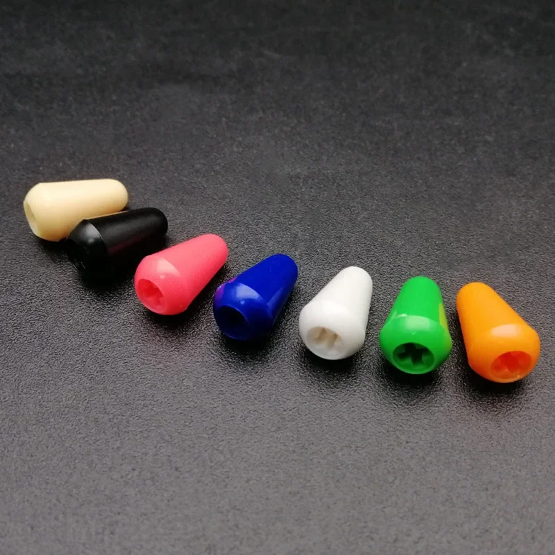 6pcs Muilty Color 3way 5way Plastic Guitar Toggle Switch Tip Hats for Electric Guitar