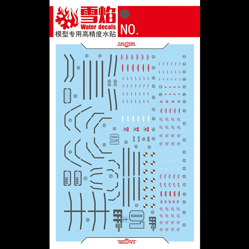 Model Decals Water Slide Decals Tool For 1/144 HG GTO RX-78-01 Local Type Rollout Fluorescent Sticker Models Toys Accessories
