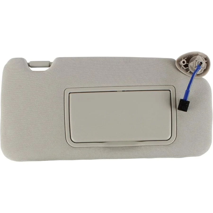 

Sun Visor with Integrated Lights and Mirror for Right Passenger Side Platinum Gray Interior Compatible with Honda HRV EX