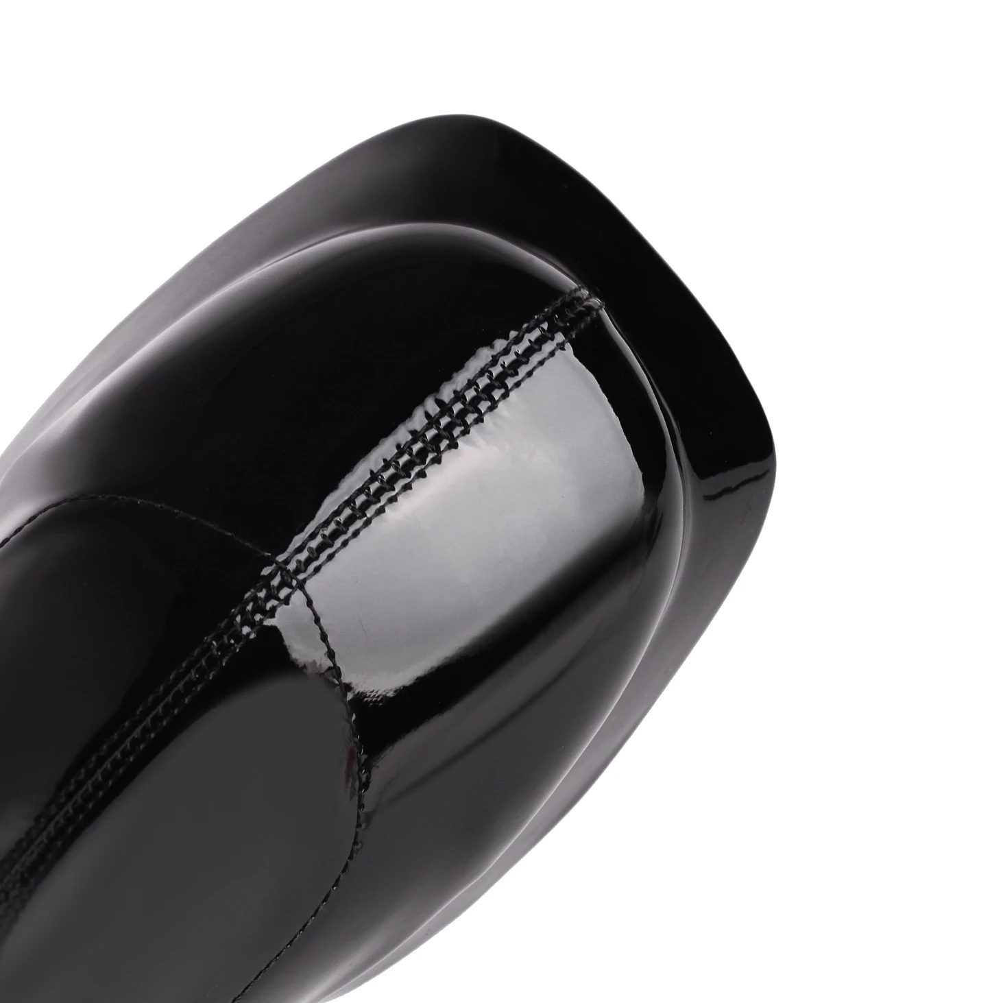 Patent Leather Stretch Thigh High Boots Women Over The Knee Boots Sexy Cosplay Dance Party Chunky Heels Shoes