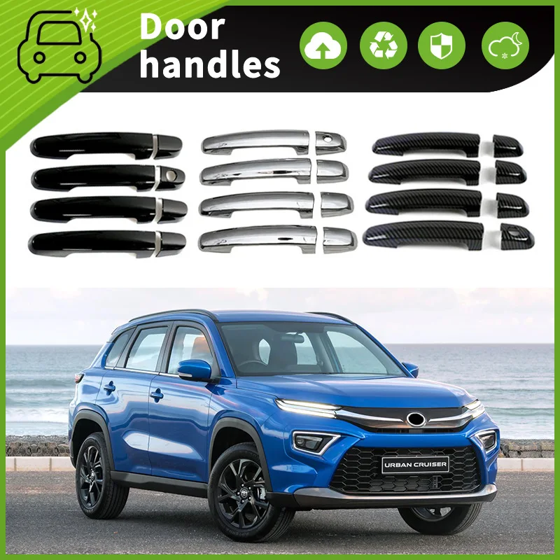 

For 24 Toyota Urban Cruiser Taisor Door Handles Door Bowl Handles Scratch Resistant Trim