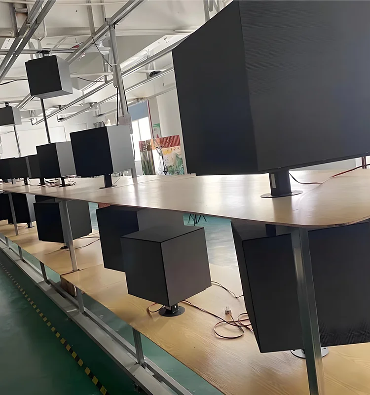 شاشة LED مكعبة زاوية سحرية P2.5 متقدمة، شاشة LED داخلية كاملة الألوان لتمرير تشغيل الفيديو والصور #6