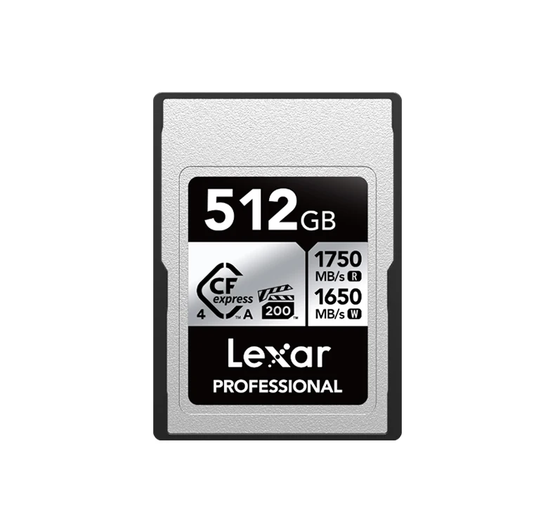 Lexar Professional SILVER CFexpress 4.0 Typ A Karte 8K VPG200 IP68 256GB 512GB 1TB 2TB Lesen 1750MB/s Schreiben 1650MB/s Für Kamera – Detail 17