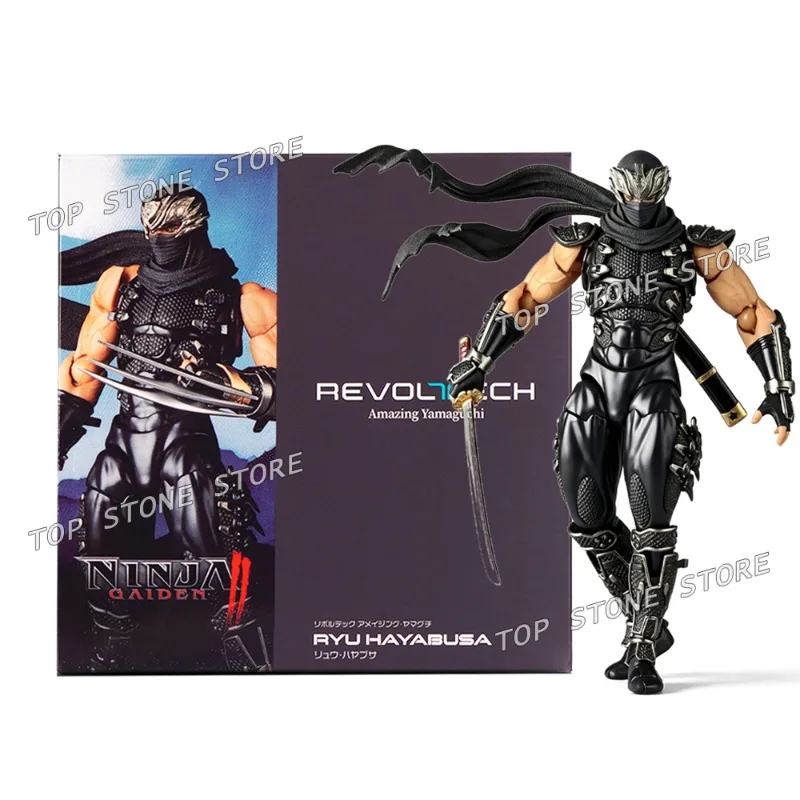 

Ninja Gaiden Action Figure Revoltech Ryu Hayabusa Action Figures Amazing Yamaguchi Game Model Toys 18cm PVC Movable Collection