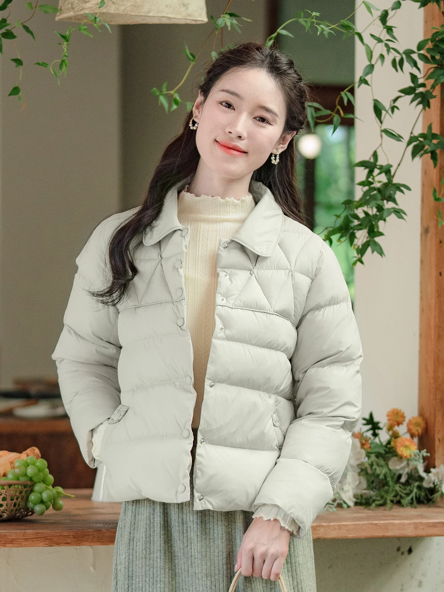 

een Artistic Sle ort Cotton Jaet Women's down Cotton Coat Small Size Winter New Arrival Versatile ort Outerwear
