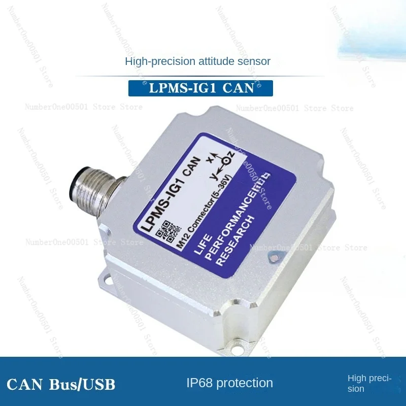 

LPMS-IG1 CAN High Precision Metal Case Attitude Sensor Gyroscope IMU Inertial Measurement Module