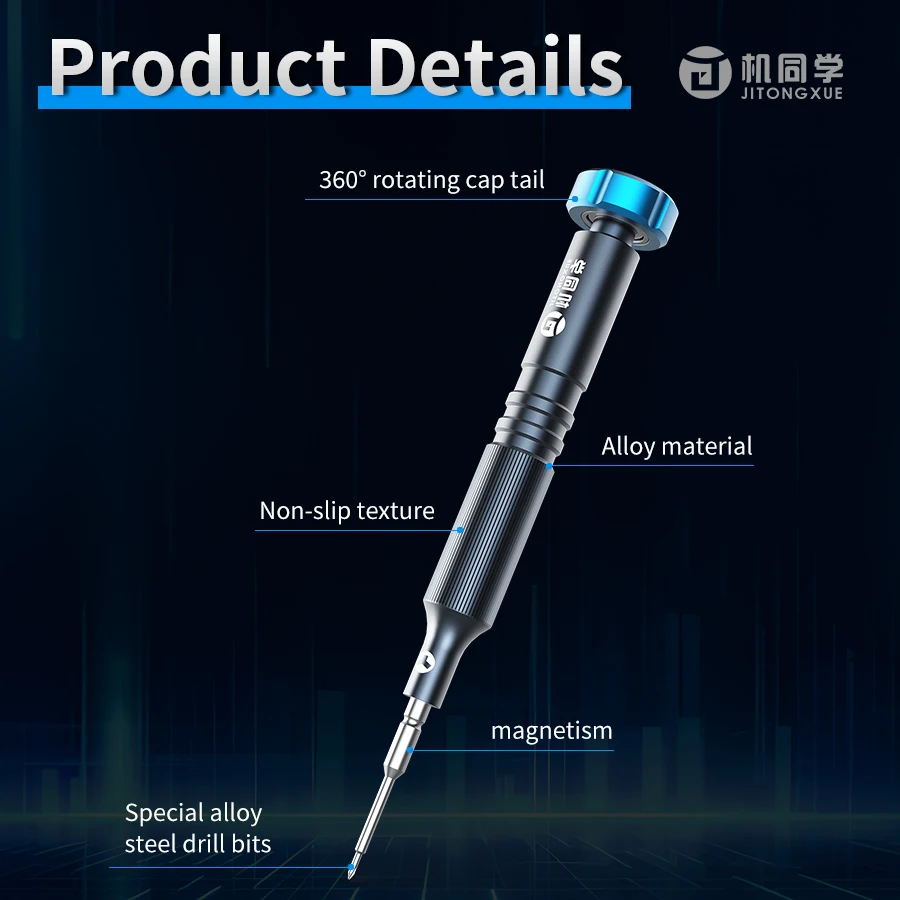 JTX JT-87 5in1 S2 مجموعة مفك براغي متعددة الوظائف للهاتف المحمول والكمبيوتر المحمول تفكيك إصلاح المغناطيسي المضادة للانزلاق