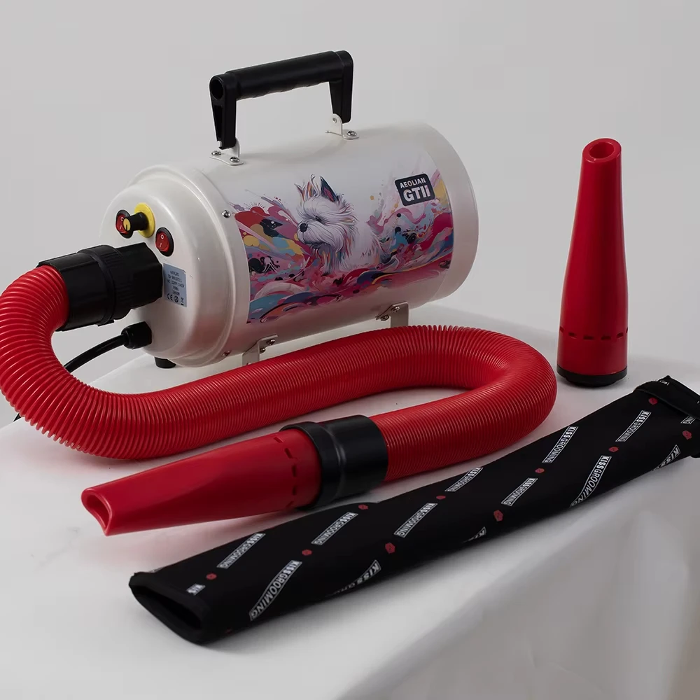 

Quality Guaranteed Luxury Customizable Multifunctional Dog Hair Dryer Durable Rubber Pet Blower for Bathroom Use Factory Supply