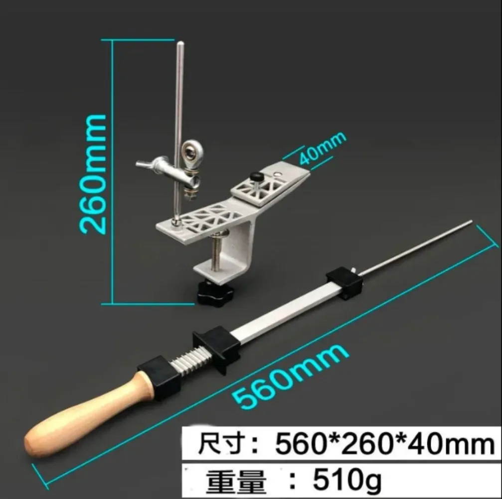 Stainless Steel Fixed Angle Knife Sharpening Bracket Anti-slip Base Handheld Positioner for Fast Sharpening Anti-slip Base