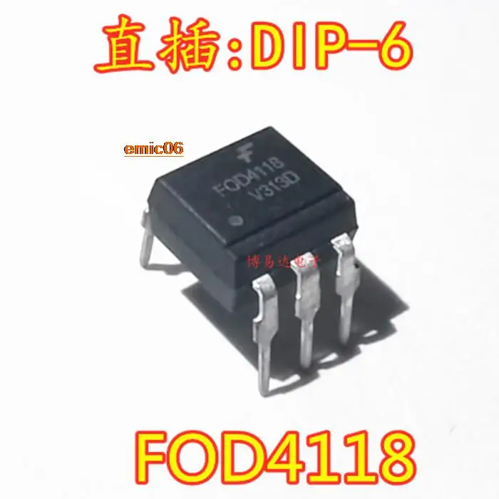 

5 шт., Оригинальные запасные части FOD4118 DIP6