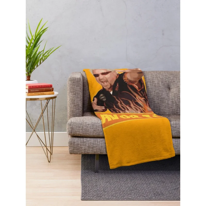 FLAVOR TOWN USA - GUY FlERl Throw Blanket Sofa quilt