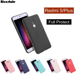 For Redmi 5 Redmi5 Plus Frosted back cover soft protective Fundas silicon cover Xiaomi Redmi 5 plus case
