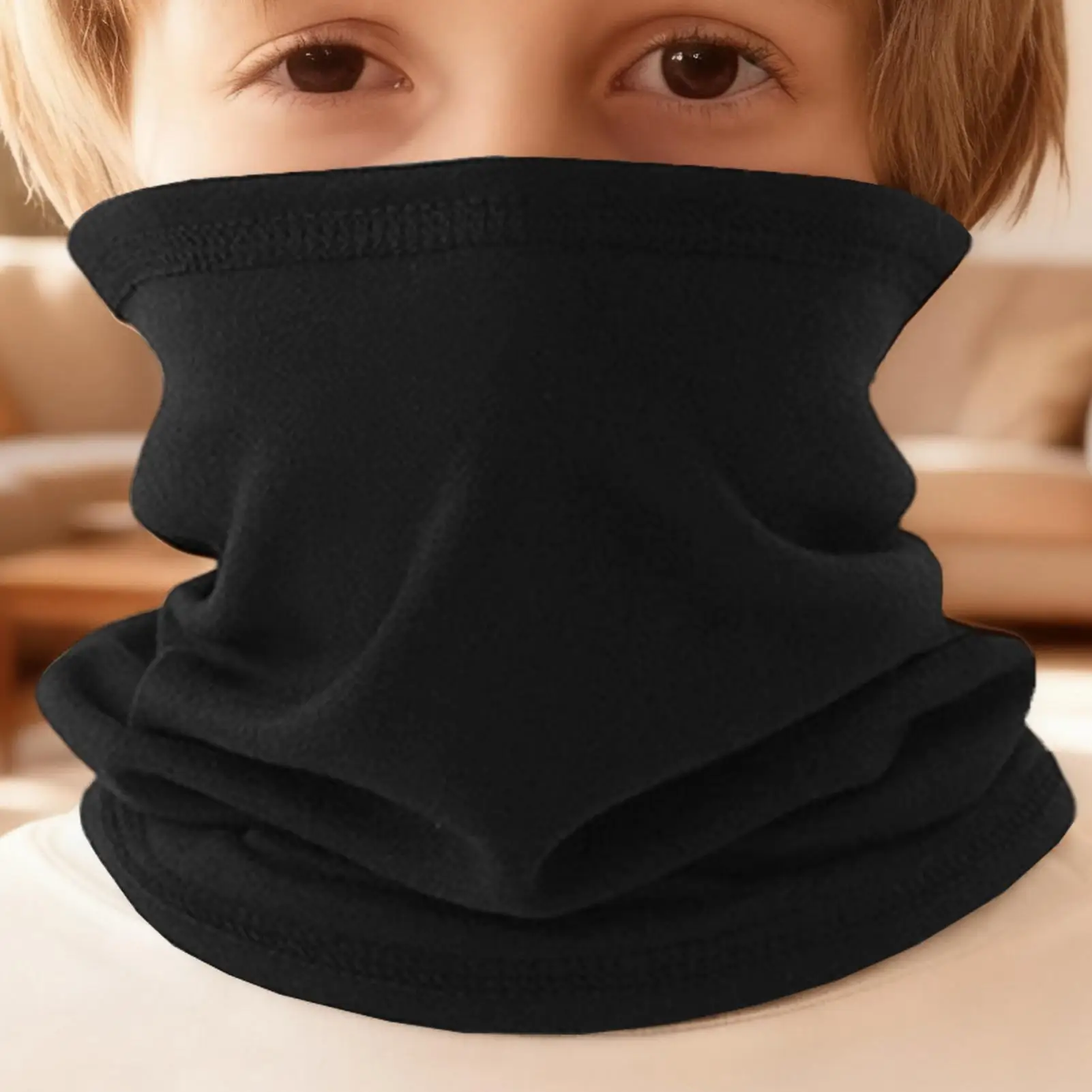 أطفال تزلج غطاء الوجه الصوف الدافئة القبعات الطقس البارد ركوب الدراجات وشاح أطفال الجراب للشباب في الهواء الطلق التزلج على الجليد ركوب الدراجات الجري