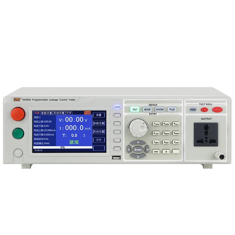 Rek RK9950 Programmable Leakage Current Tester,Voltage 0-300V, Current 0.001-20.00mA