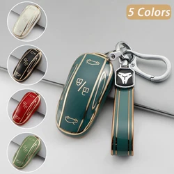 New TPU Car Remote Key Full Cover Case Shell for Tesla Model 3 Y Model S Model X Car Smart Key Accessories Holder Fob