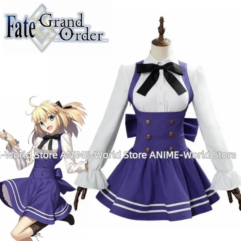 Game Fate Grand Order Saber Lily Fourth Anniversary Cosplay Costume