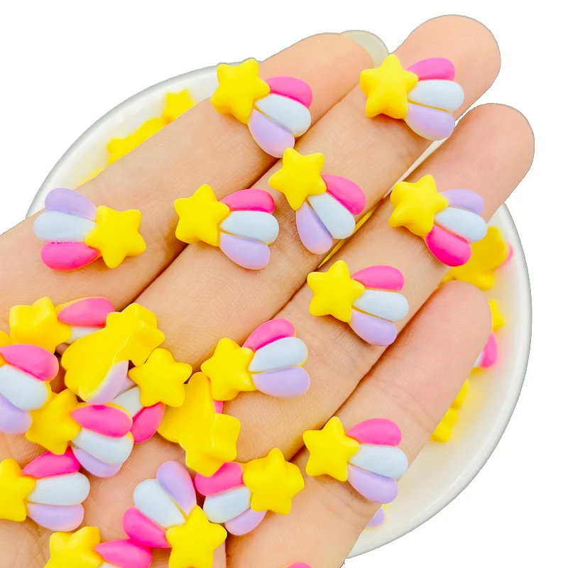 

20Pcs New Cute Mini MeteorSeries Resin Crafts Flatback Cabochon Ornament Jewelry Making Hairwear Accessorie U29