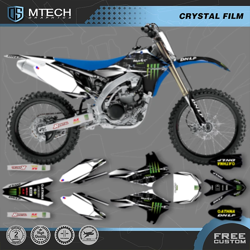 

DSMTECH Motorcycle Graphics Decals Stickers Kits For YAMAHA YZF450 YZ450F 2010 2011 2012 2013 010